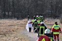Hund und Frauchen im Eis eingebrochen Koeln Dellbrueck Hoehenfelder See P02
